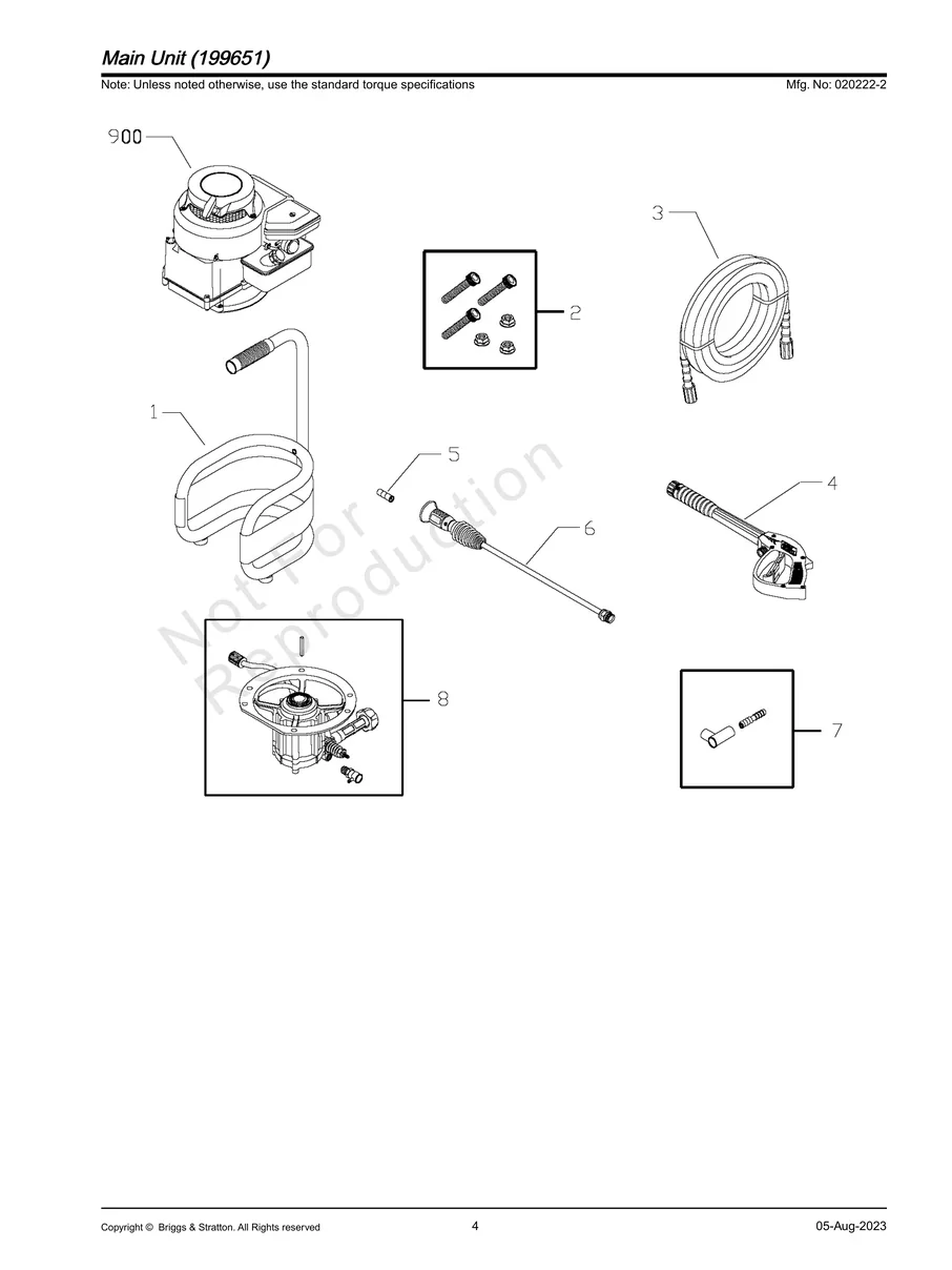 BRIGGS AND STRATTON, 020222-2, IPL.4